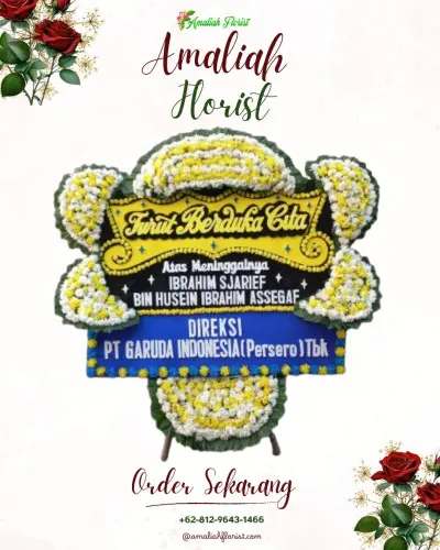 Papan Bunga Duka di Pelita